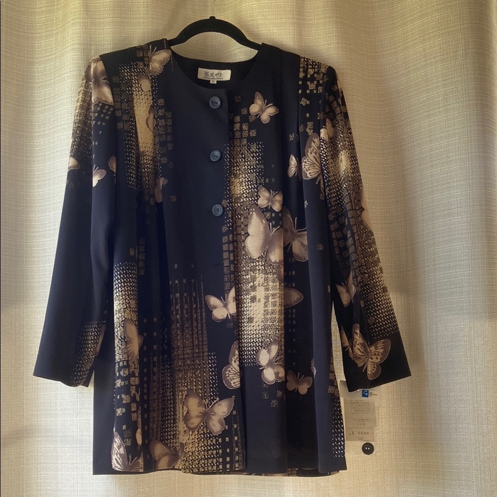 Rowing Blazers Black and Gold Artistic Tunic